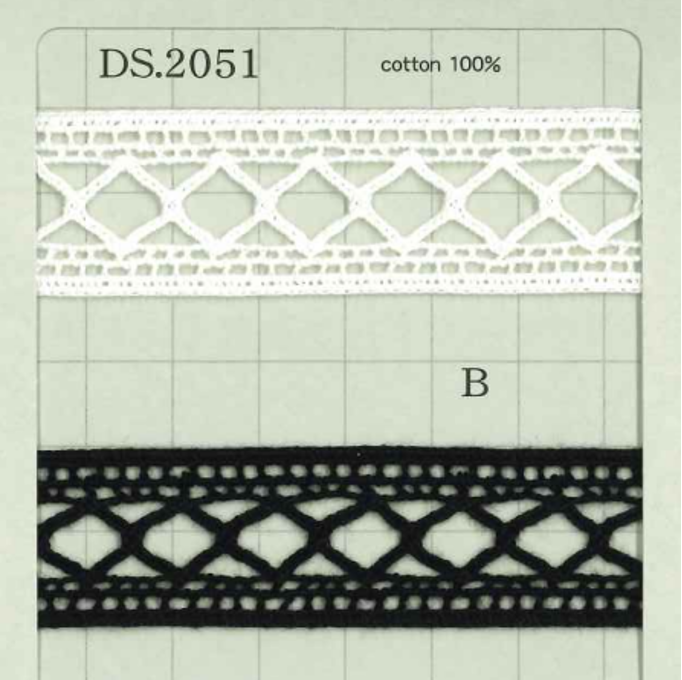 DS2051 دانتيل سُلَّمي العرض: 21mm DAISADA