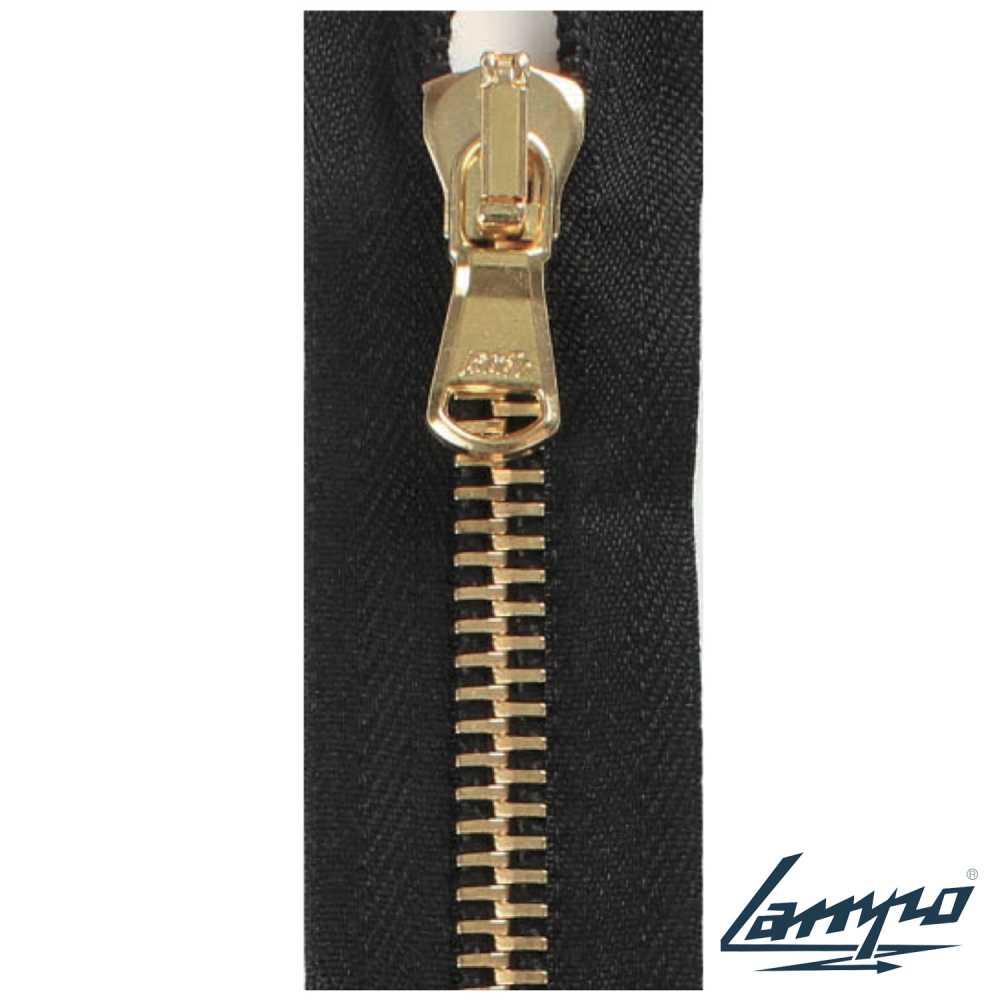 SL-8-SAE-TWOE Super Lampo مقاس 8 ذهبي سحاب فاصل ثنائي الاتجاه[Zipper] LAMPO(GIOVANNI LANFRANCHI SPA)