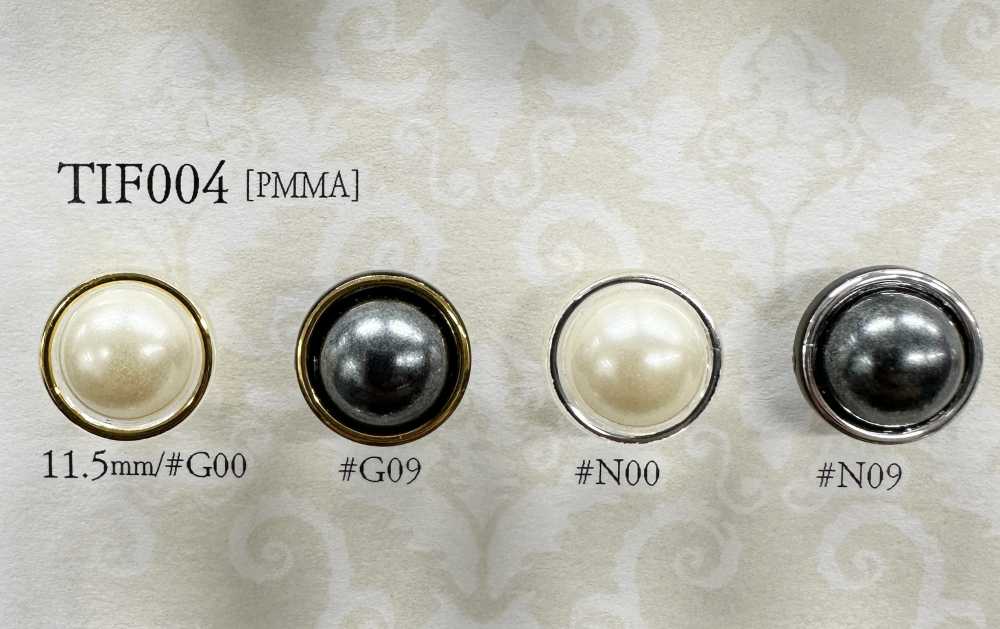 TIF004 زر بمظهر اللؤلؤ[أزرار] IRIS