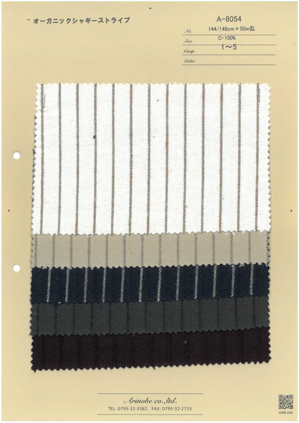 A-8054 مخطط عضوي مشعّر[Textile / Fabric] Arinobe Shoten