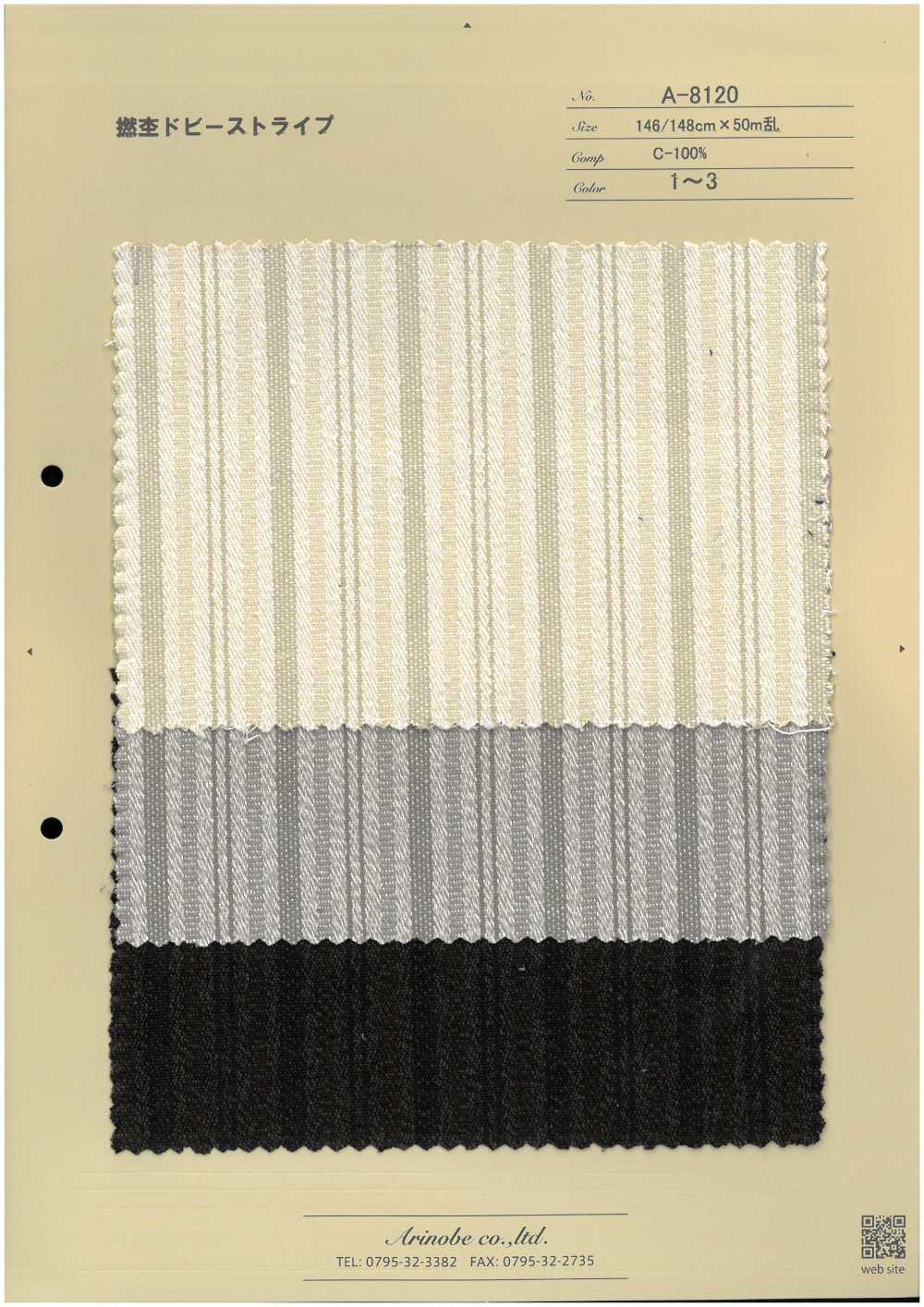A-8120 شريط دوبي ميلانج ملتف[Textile / Fabric] Arinobe Shoten