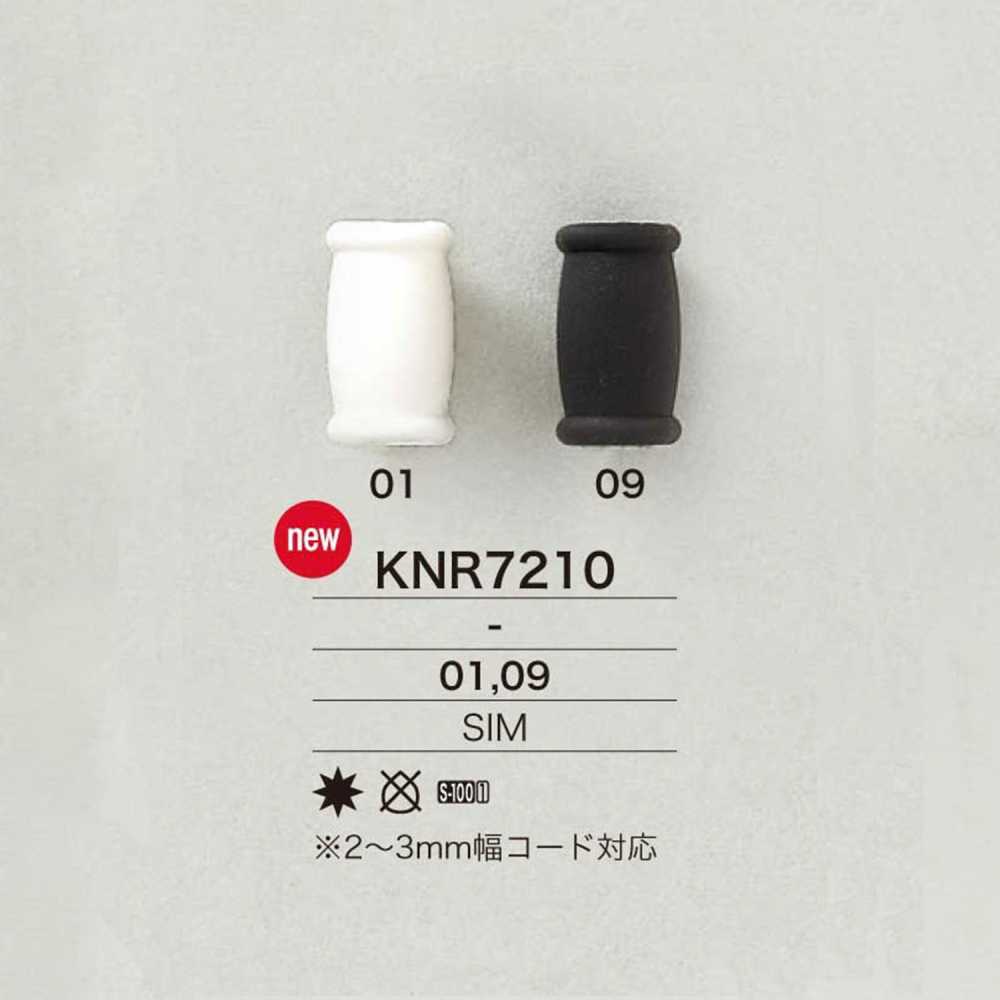 KNR7210 مستلزمات سيليكون للحبل بعرض 2–3 مم[أبازيم وحلقات] IRIS