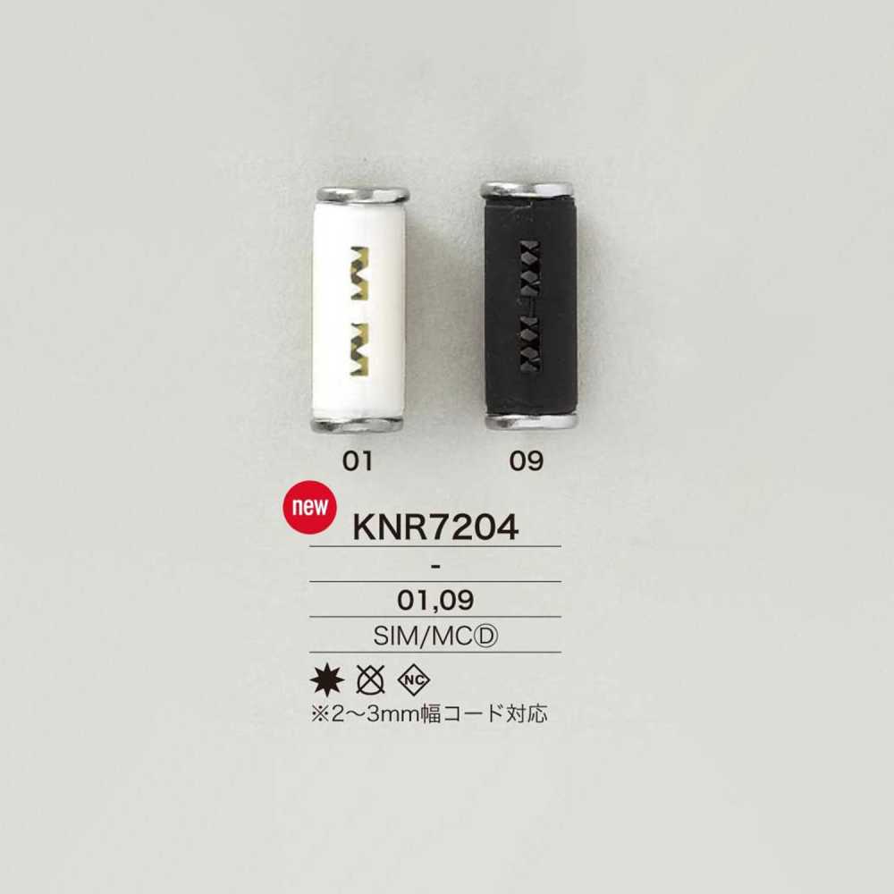KNR7204 مستلزمات الحبل من السيليكون/المعدن المصبوب[أبازيم وحلقات] IRIS