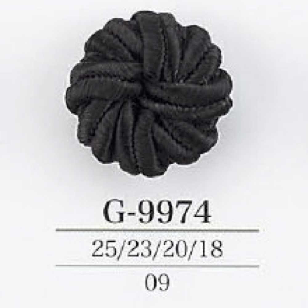G9974 زر ساق أنبوبي من خيط/راتنج النايلون[Buttons] IRIS