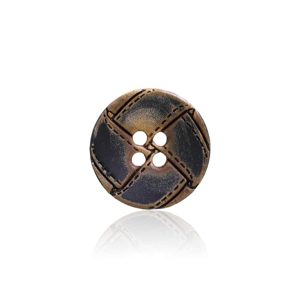 HB400 زر من قرن الجاموس الحقيقي ذو 4 ثقوب[Buttons] IRIS