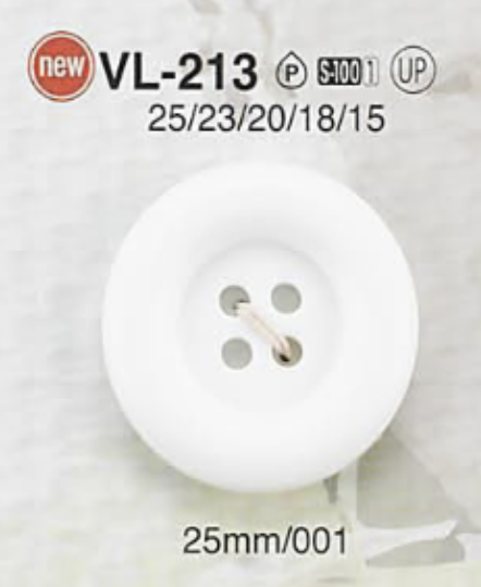 VL213 زر راتنج البوليستر بأربع فتحات[أزرار] IRIS