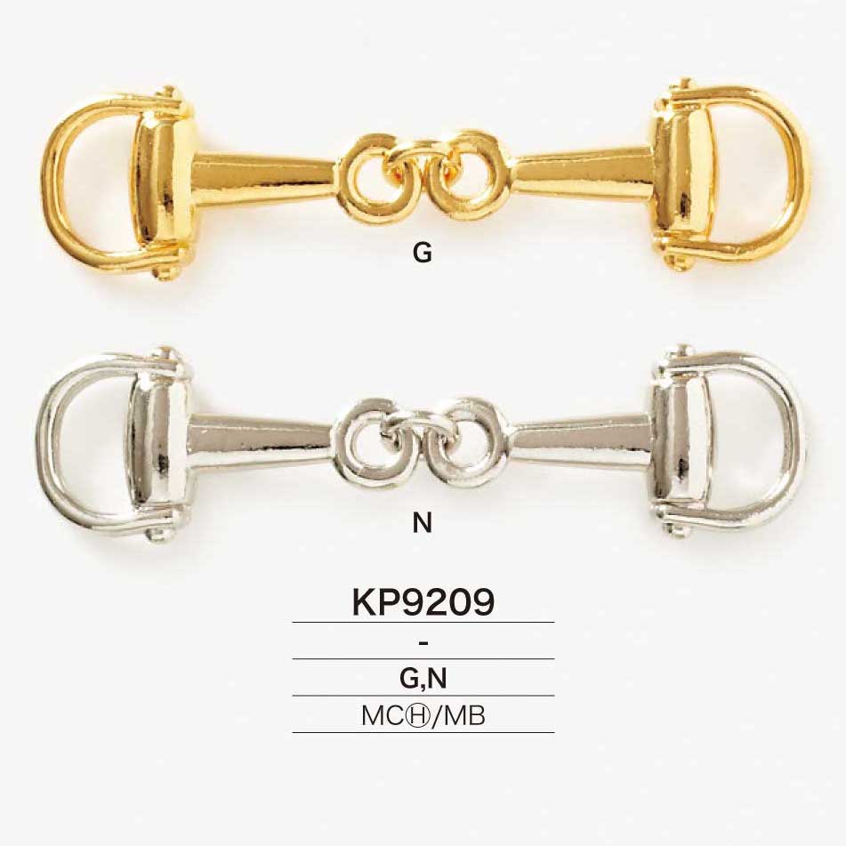 KP9209 مستلزمات Horsebit المعدنية المصبوبة عاليًا/نحاس[أبازيم وحلقات] IRIS