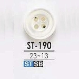 ST190 زر من صدفة Takase بأربعة ثقوب[أزرار] IRIS