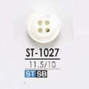 ST1027 زر صدفي Takase بأربعة ثقوب[أزرار] IRIS