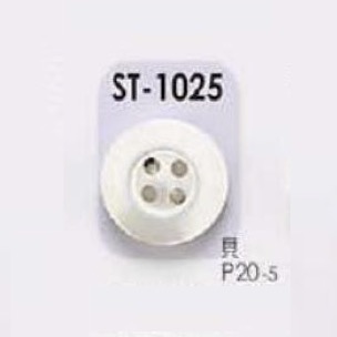 ST1025 زر صدفة Takase بأربعة ثقوب[أزرار] IRIS