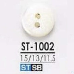 ST1002 زر Takase Shell ذو ثقبين، Ribbon[أزرار] IRIS