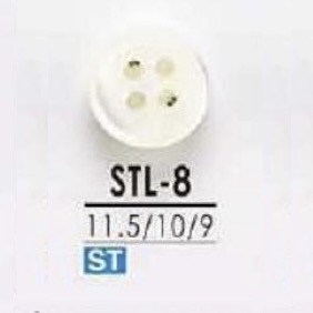 STL8 زر Takase Shell 4 ثقوب[أزرار] IRIS