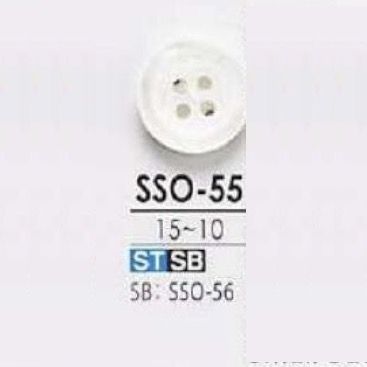 SSO55 زر صدفة تاكاسي بأربعة ثقوب[أزرار] IRIS