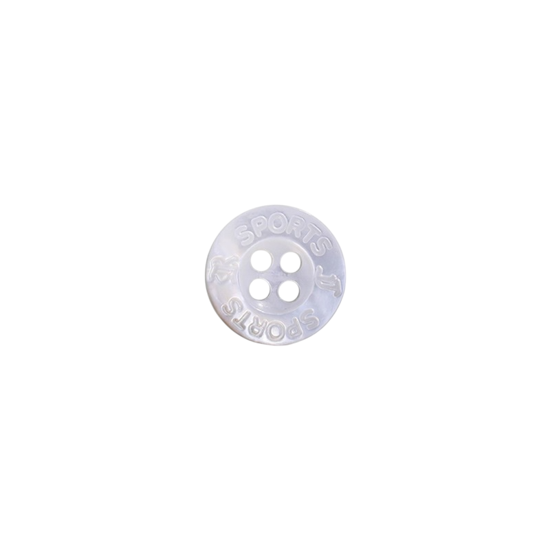 SB1005 زر بأربعة ثقوب من صدف أم اللؤلؤ الأسود[Buttons] IRIS