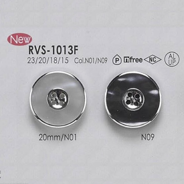 RVS1013F زر بفتحة أمامية بأربع فتحات من ألومنيوم/راتنج بوليستر[Buttons] IRIS
