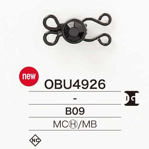 OBU4926 أزرار أخرى مصنوعة من معدن عالي/نحاس أصفر[Buttons] IRIS