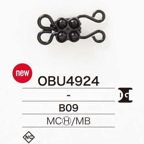 OBU4924 أزرار أخرى، مصنوعة من معدن عالي/نحاس أصفر IRIS