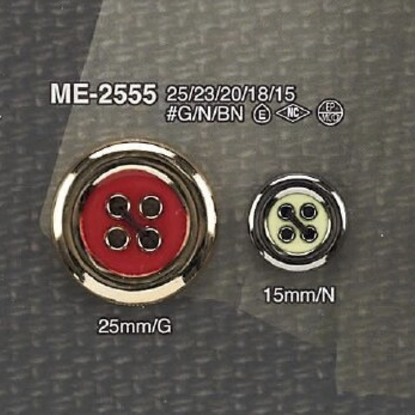 ME2555 زر بأربعة ثقوب من راتنج الإيبوكسي/المسبوك المعدني[Buttons] IRIS