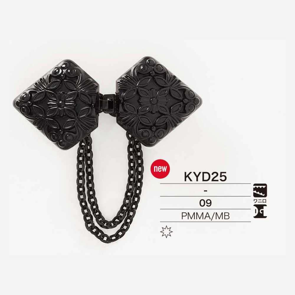 KYD25 أزرار أخرى مصنوعة من نحاس/راتنج أكريليك[سلع متنوعة أخرى] IRIS