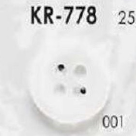 KR778 زر من راتنج النايلون بأربع فتحات أمامية[أزرار] IRIS