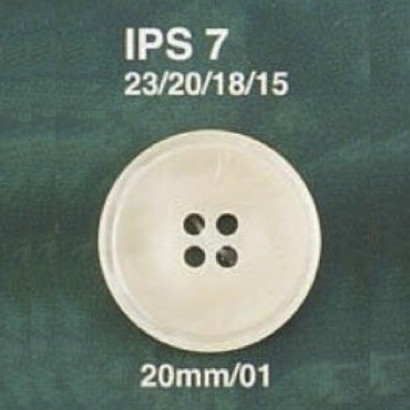 IPS7 زر خياطة بأربعة ثقوب من راتنج البوليستر[Buttons] IRIS