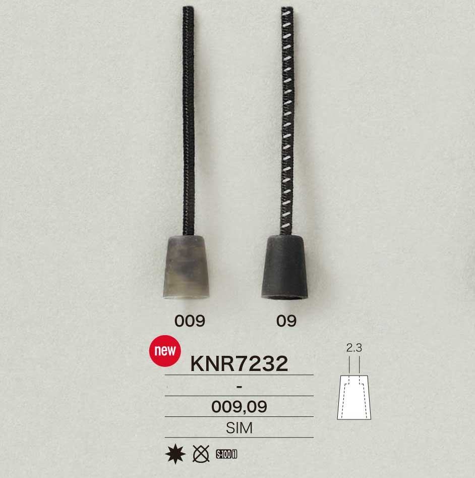 KNR7232 Mirable نهاية رباط من راتنج السيليكون[أبازيم وحلقات] IRIS