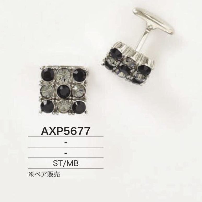 AXP5677 أزرار أكمام من الحجر/النحاس الأصفر[سلع متنوعة أخرى] IRIS