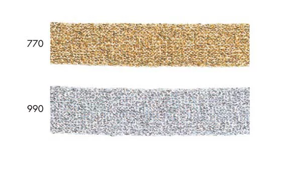 313-101 شريط محبوك معدني لامييه (Cupro X Polyester)[الأشرطة، والأشرطة القماشية، والحبال] DARIN