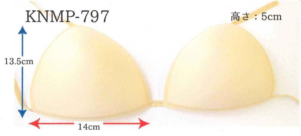 KNMP-797 حشوة صدر مع أربطة[Bra Pad]
