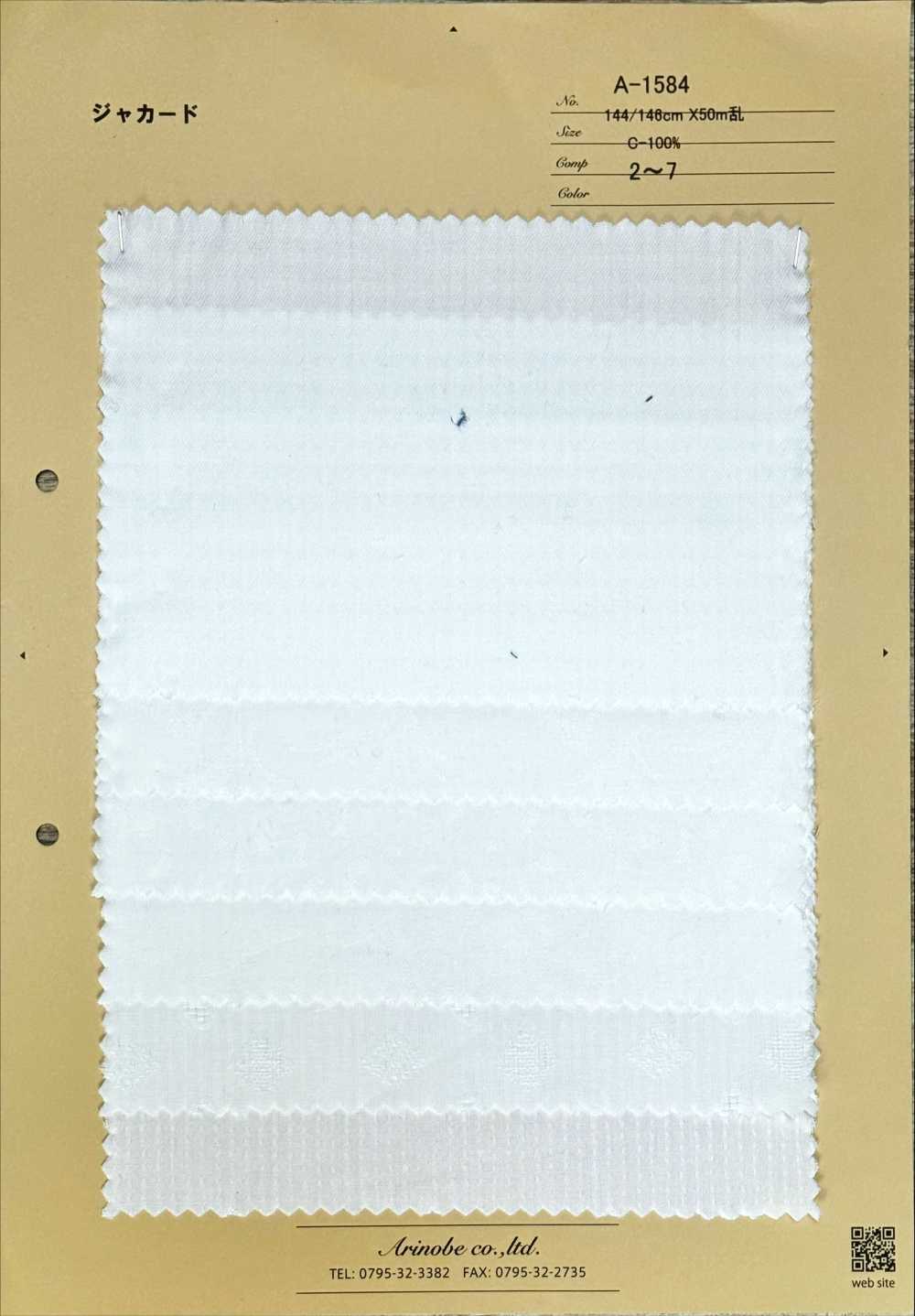 A-1584 جاكار[Textile / Fabric] Arinobe Shoten