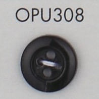 OPU308 راتنج بوليستر بنمط قوقعة السلحفاة بأربعة ثقوب[أزرار] DAIYA BUTTON