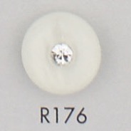 R176 زر من راتنج البوليستر[أزرار] DAIYA BUTTON