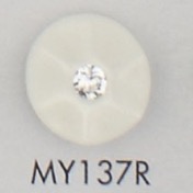 MY137R زر من راتنج البوليستر[أزرار] DAIYA BUTTON