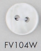 FV104W زر بفتحتين مصنوع من راتنج البوليستر[أزرار] DAIYA BUTTON