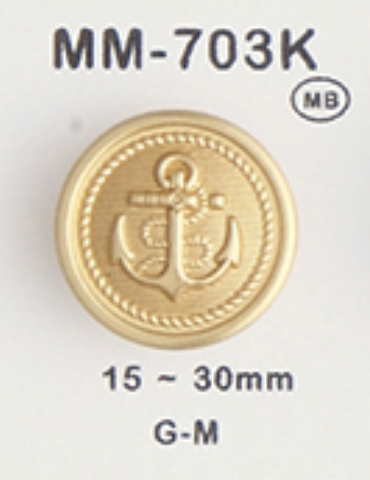 MM703K زر معدني[أزرار] DAIYA BUTTON