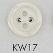 KW17 زر من راتنج البوليستر مع حافة، 4 ثقوب[أزرار] DAIYA BUTTON