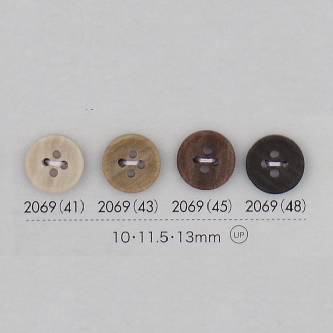 2069 زر من راتنج البوليستر بأربعة ثقوب[Buttons] DAIYA BUTTON