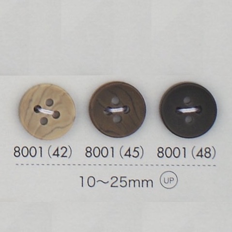 8001 زر من راتنج البوليستر بأربعة ثقوب[Buttons] DAIYA BUTTON
