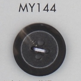MY144 زر بأربع فتحات على طراز قرن الجاموس من راتنج البوليستر[أزرار] DAIYA BUTTON