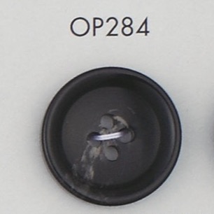 OP284 زر بأربع فتحات مصنوع من راتنج البوليستر[أزرار] DAIYA BUTTON