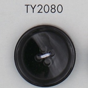 TY2080 زر من راتنج البوليستر بحافة، 4 ثقوب[Buttons] DAIYA BUTTON