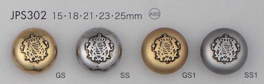 JPS302 زر مطلي من راتنج ABS[أزرار] DAIYA BUTTON