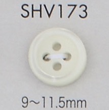 SHV173 زر صدف بأربعة ثقوب بحافة[أزرار] DAIYA BUTTON