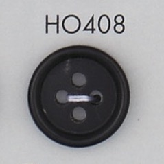 HO408 زر بأربعة ثقوب من قرن الجاموس الطبيعي الحقيقي[أزرار] DAIYA BUTTON