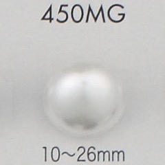 450MG زر على شكل نصف حلقة بلون ذهبي، من مادة اليوريا شبيهة باللؤلؤ[أزرار] DAIYA BUTTON