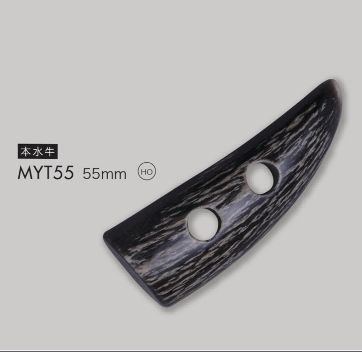 MYT55 زر إغلاق من قرن جاموس حقيقي[أزرار] DAIYA BUTTON