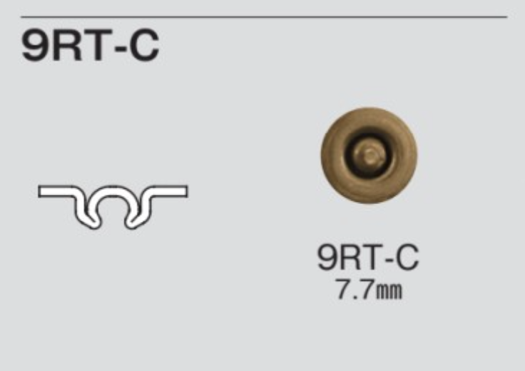 9RT-C 9RT-C برشام لأرجل Y[Press Fasteners And Eyelets] Morito (MORITO)