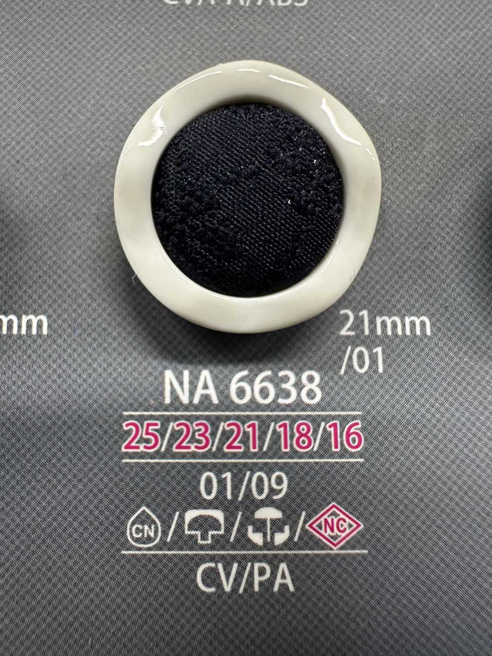 NA6638 زر مغطى بتركيبة كاب وبوست للإغلاق[Buttons] IRIS