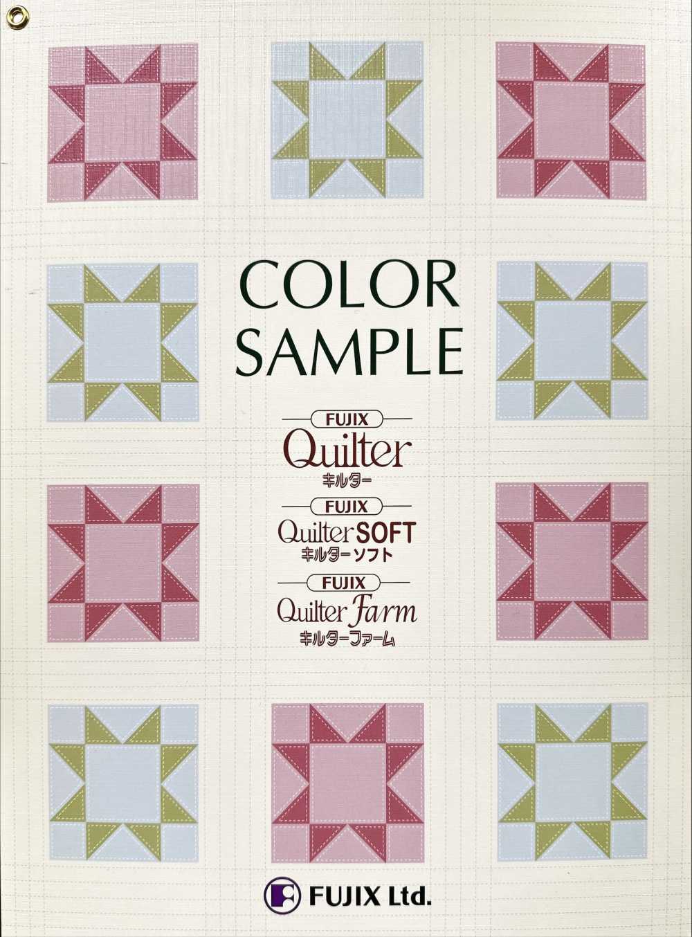 FUJIX-SAMPLE-19 Quilter・Quilter Farm بطاقة عينات[Sample Card] FUJIX