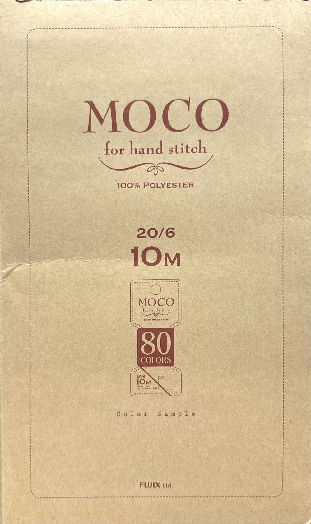 FUJIX-SAMPLE-29 بطاقة عينات خيط خياطة يدوية Moco FUJIX